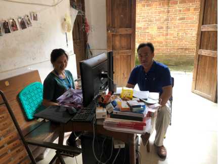 Regular home visits by administrative staff