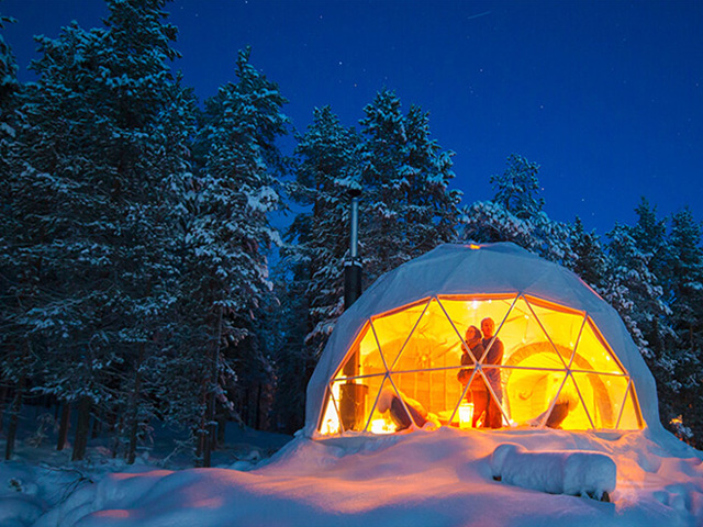 民宿旅游景区球形帐篷引领蜜月旅游产业新航标