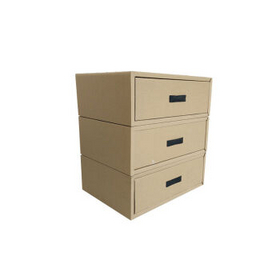 加厚大抽屉储物盒抽屉纸盒服装收纳纸盒环保整理纸盒
