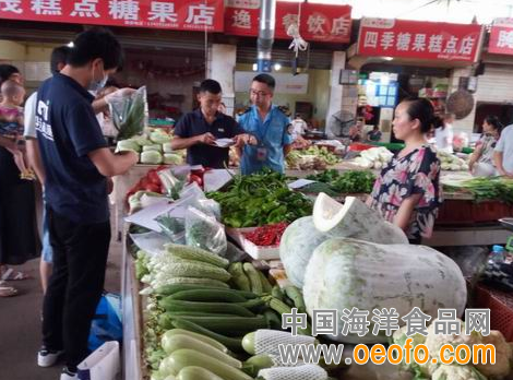雅安市荥经县食药监局食用农产品抽检工作开展有力