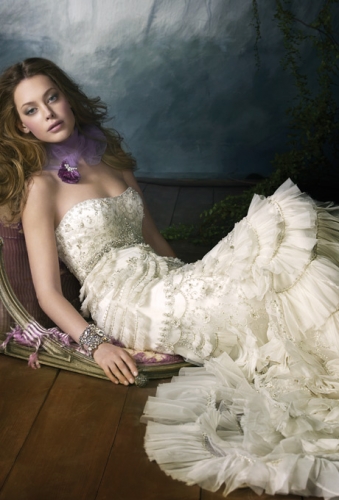 OneShoulder Sleeveless 333-length Bridesmaid Dress