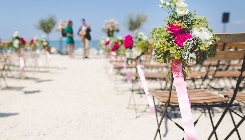 海滩上的婚礼 —  Beach wedding