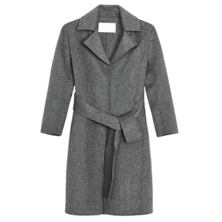 Gray long coat