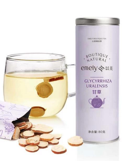 正品甘草茶 圆片罐装