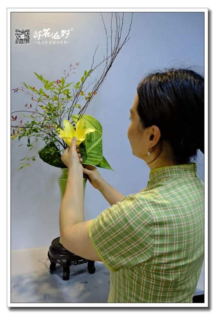 重庆东方中式插花艺术培训课堂20210705－重庆莳花在野花艺设计工作室