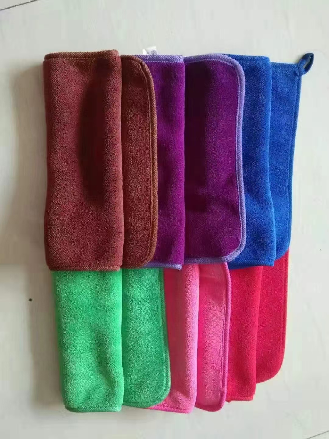 Ultra fine fiber dry hair towel coral fleece