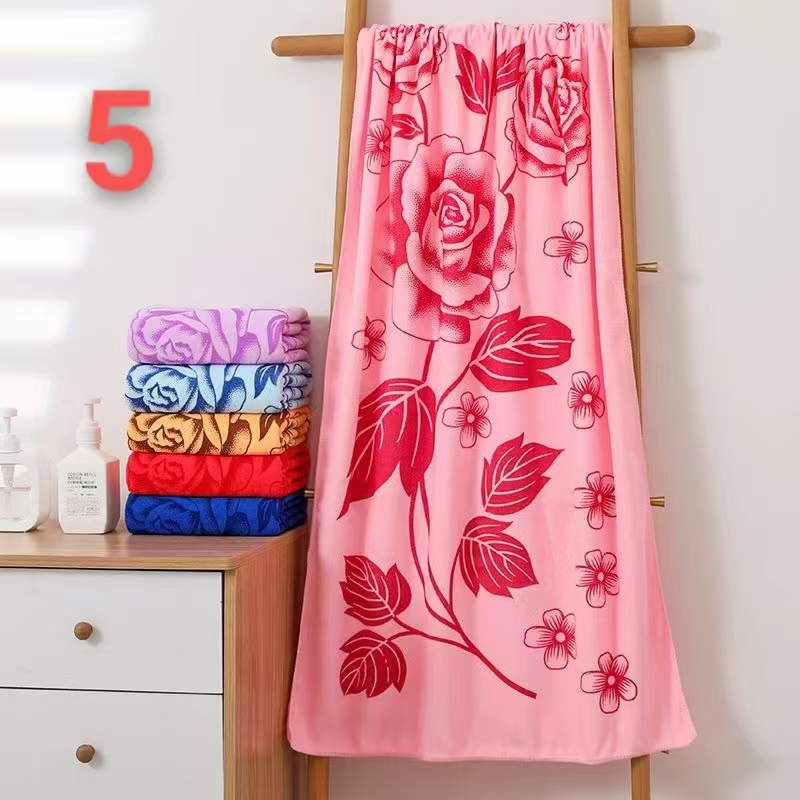 Ultra fine fiber dry hair towel coral fleece