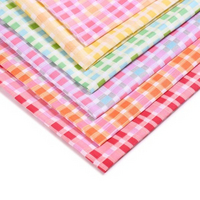Grid full polyester fabric, polyester fabric, curtains, sofas, printed fabric, clothing fabric, luggage fabric