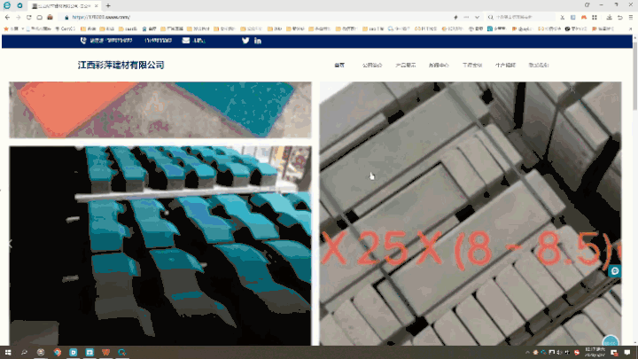 江西彩萍建材有限公司官网上线 | LTD建材行业案例分享