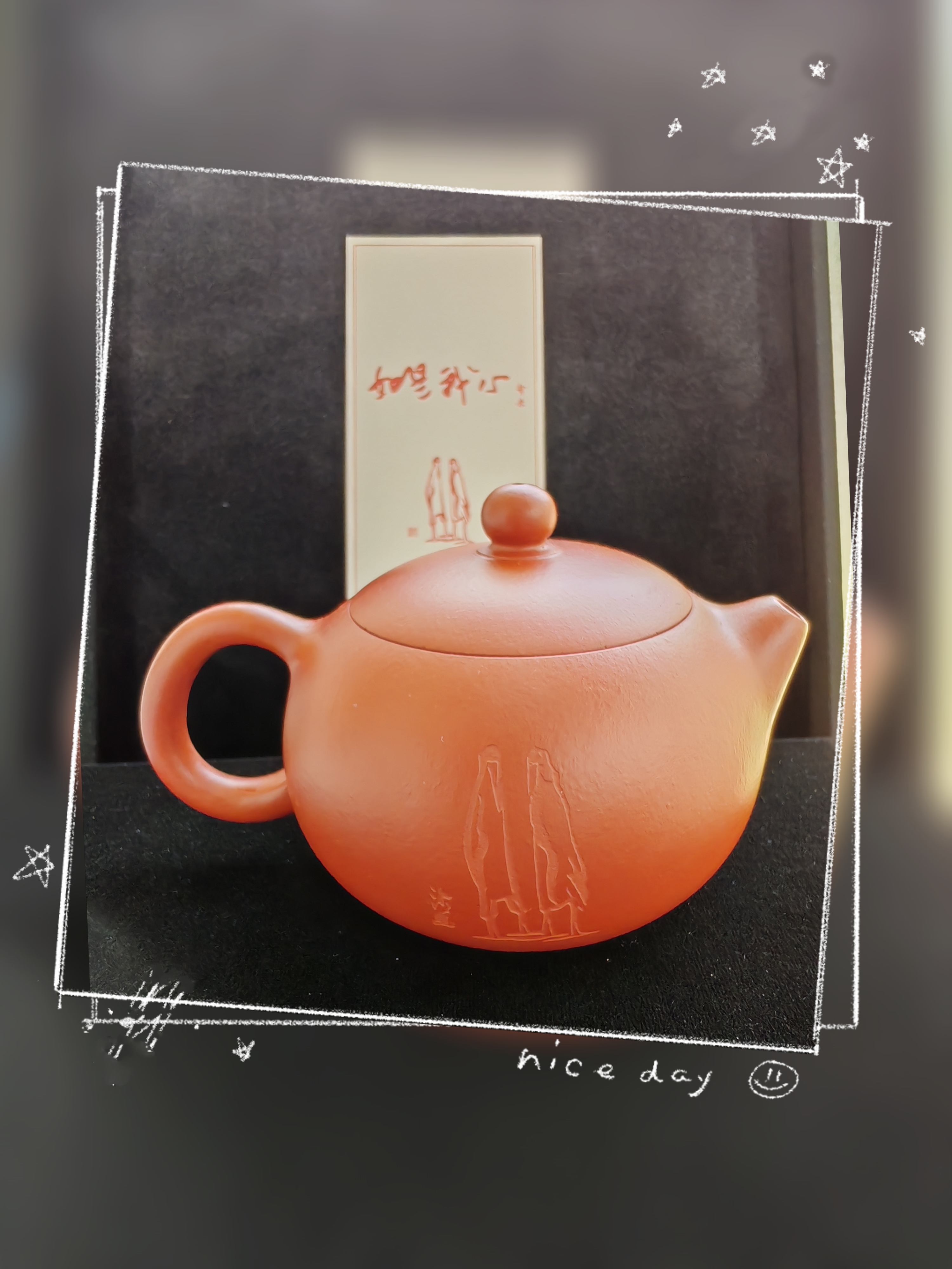 “如是我心”展览周边纯手工名家制作原矿紫砂壶「福瓶」定制绘制《如是我心》和《天鸟》收藏佳品