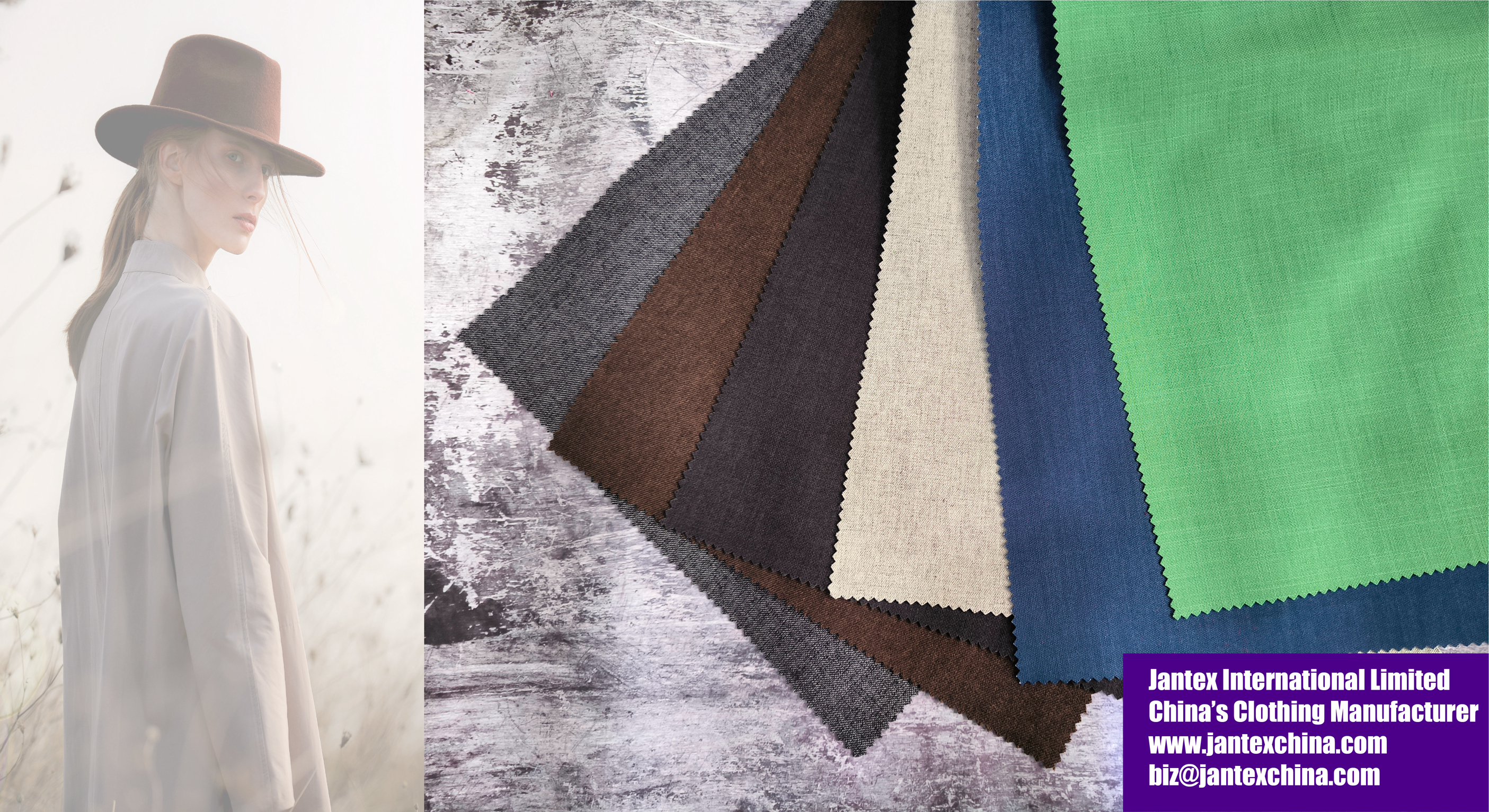 Some nice fabric is good for suits/pants.