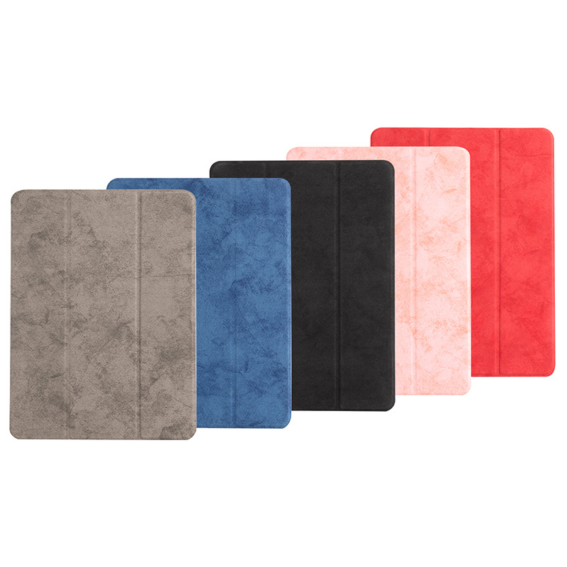iPad PU TPU Vintage Tri-Fold PU Leather Case