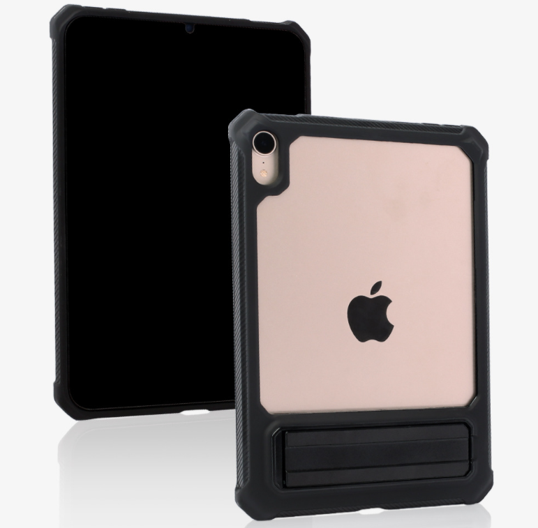 Protective tpu+pc case with bracket for iPad