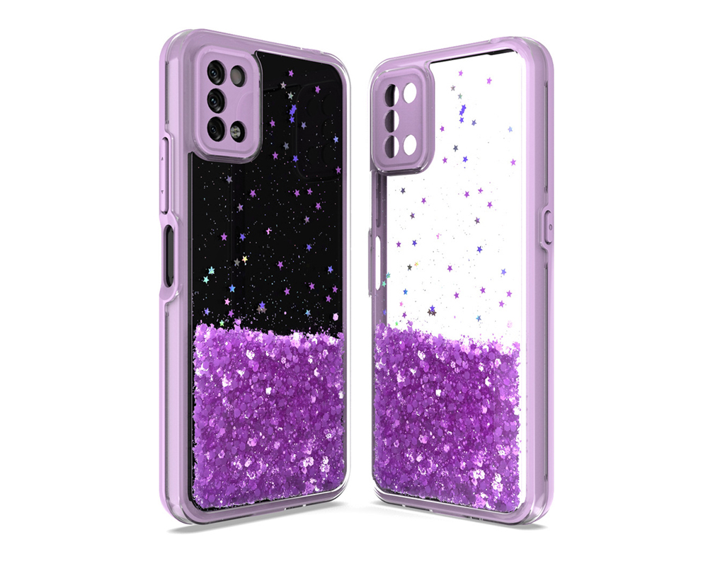 iPhone TPU PC Phone case with sequins
