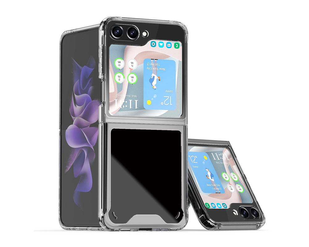 Samsung Acrylic TPU 2 in 1 phone case for Samsung Galaxy Z flip 5