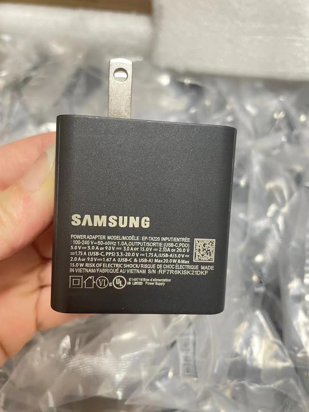 Samsung original charger 35W EP-TA220 USA Spec