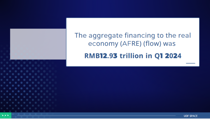 Report on Aggregate Financing to the Real Economy (Flow) (Q1 2024)