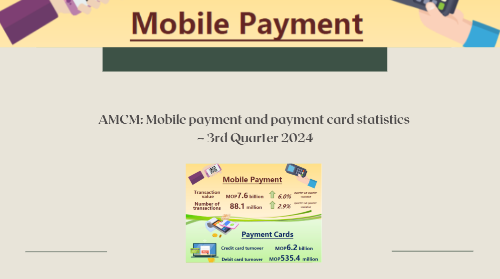 AMCM: Mobile payment and payment card statistics – 3rd Quarter 2024