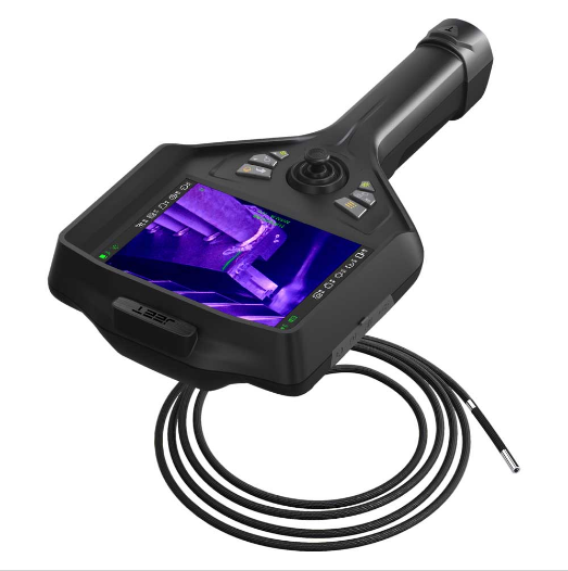 沃昌研發UV紫外熒光探傷便攜電子視頻黑光內窺鏡