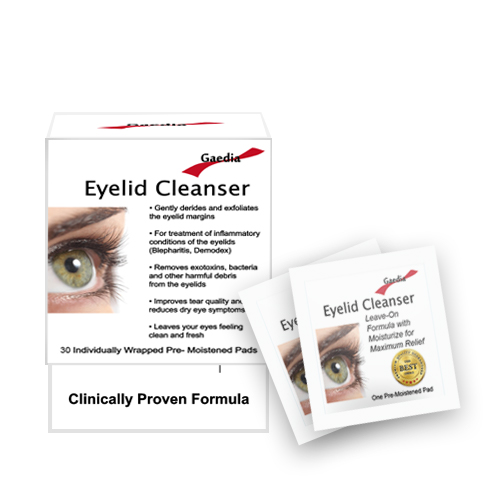 Demodex Eye Cleanser 30 Pads  Relieve Dry Eye Symtoms