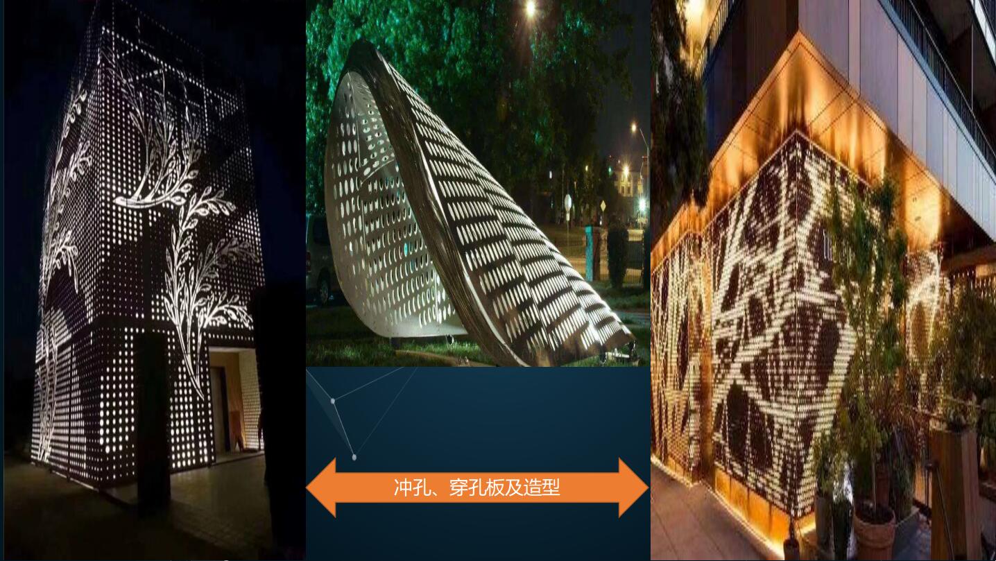 冲孔、穿孔板及造型