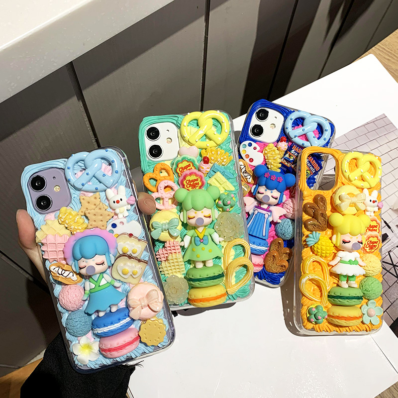 Girl heart Dumbo Cream Phone Case| Phone Cover (Customizable)