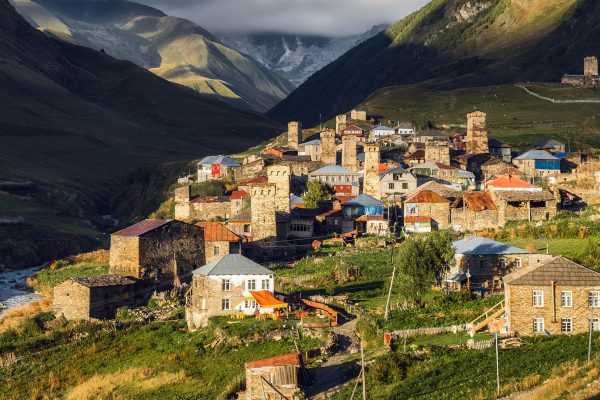 Wonderful Scenery of Georgian Mountain Cities