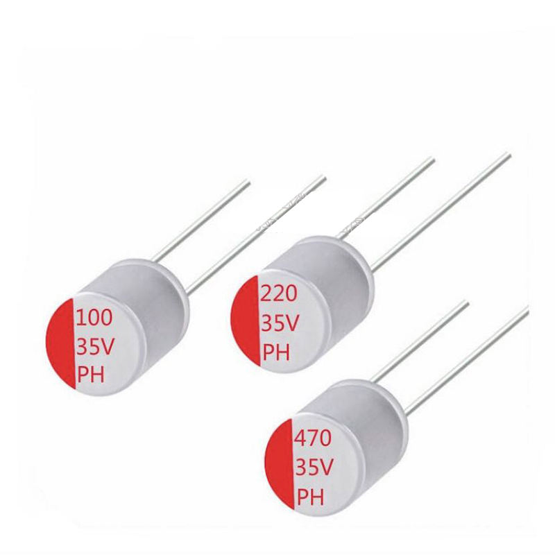 Wholesale 63 Volt 100 MFD DIP Solid Aluminum Electrolytic Capacitors 63V 100UF