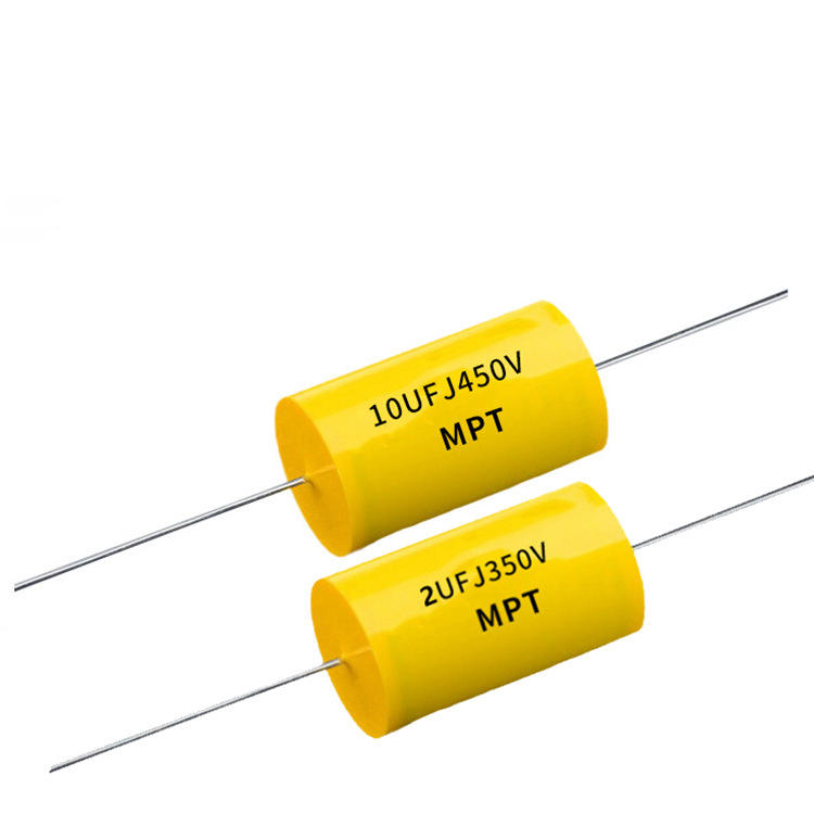 CBB20 1.5uf 1.8uf 2.0uf 2.5uf 3.0uf 3.5uf 4uf 350V 400V Cbb20 Mkp Axial Polyester Film Capacitor For Audio