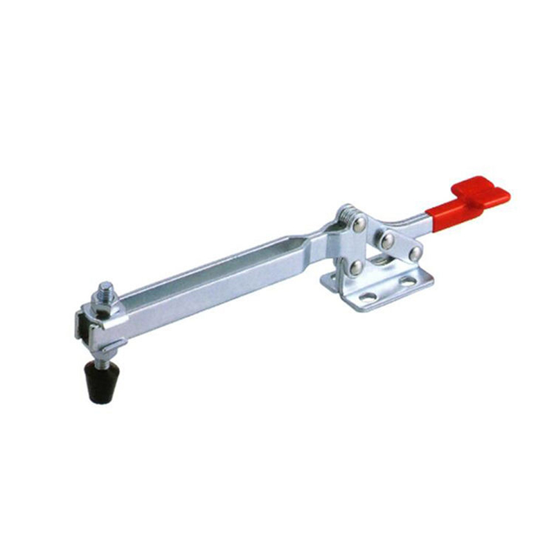 Long Slit Arm Horizontal Handle Toggle Clamp with Flanged Base GH-22185