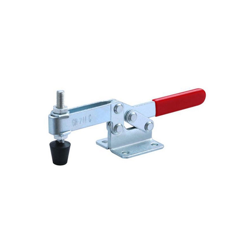 Flange Base Horizontal Toggle Clamp with 182kg Holding Capacity GH-201C