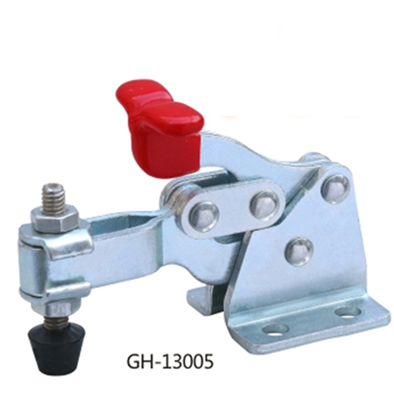 Vertical toggle clamp for agricultural equipment and agitator machine GH-13005