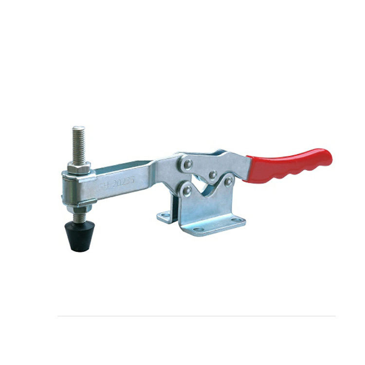 Horizontal Toggle Clamp Flat Base Slotted Arm Adjustable Arm Clamp GH-20235
