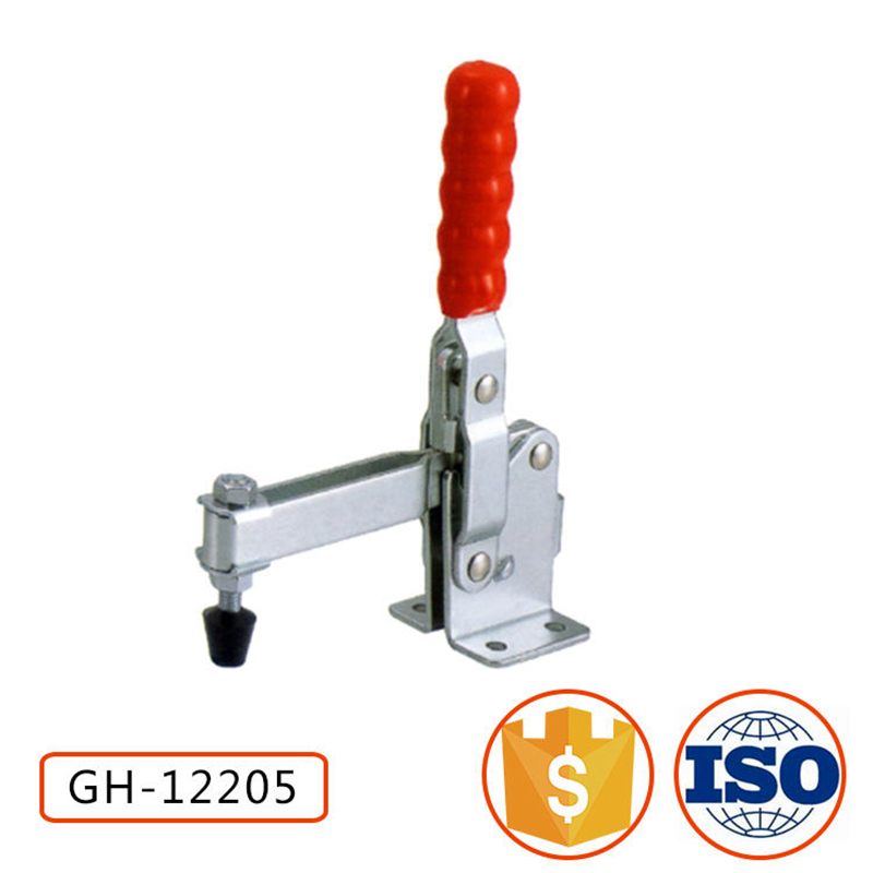 Factory mild steel vertical toggle clamp with latch plate GH-12205