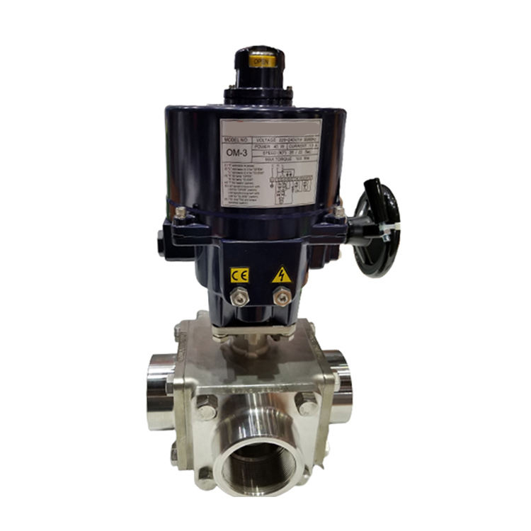 OM-9/OM-10/OM-11Part-turn Electric Actuator Motorized Butterfly Valve with 3 Phase Motor IP67 Insulation Class F 1/3 Phase 50HZ