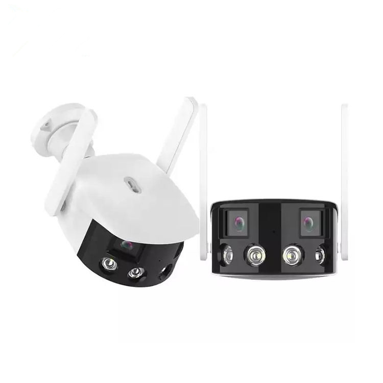 IPC-491D  4MP Wide angle 180 degree Dual Lens WiFi Camera Outdoor Bullet Camera Support Human Smart Detection CCTV Camera
