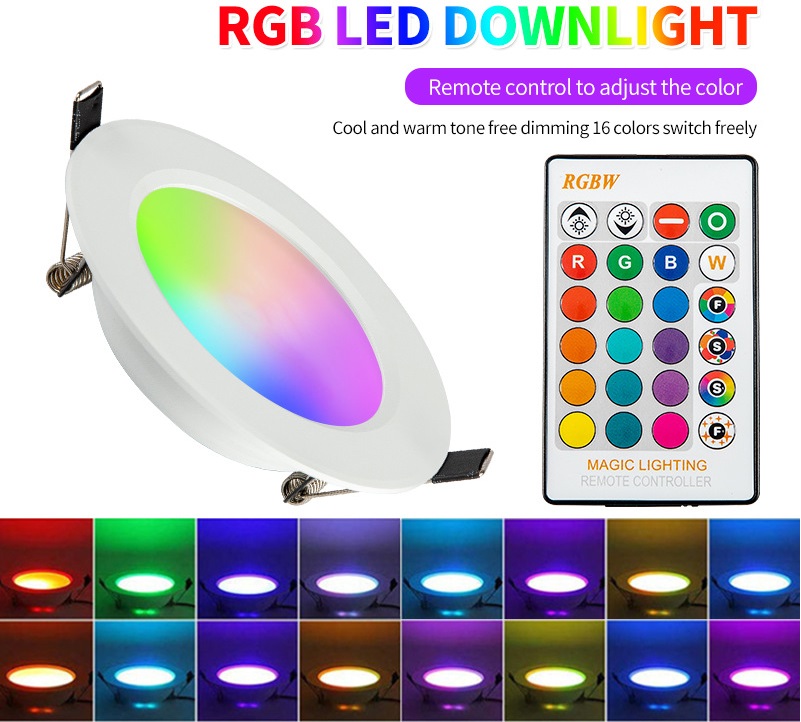 RGB LED downlight