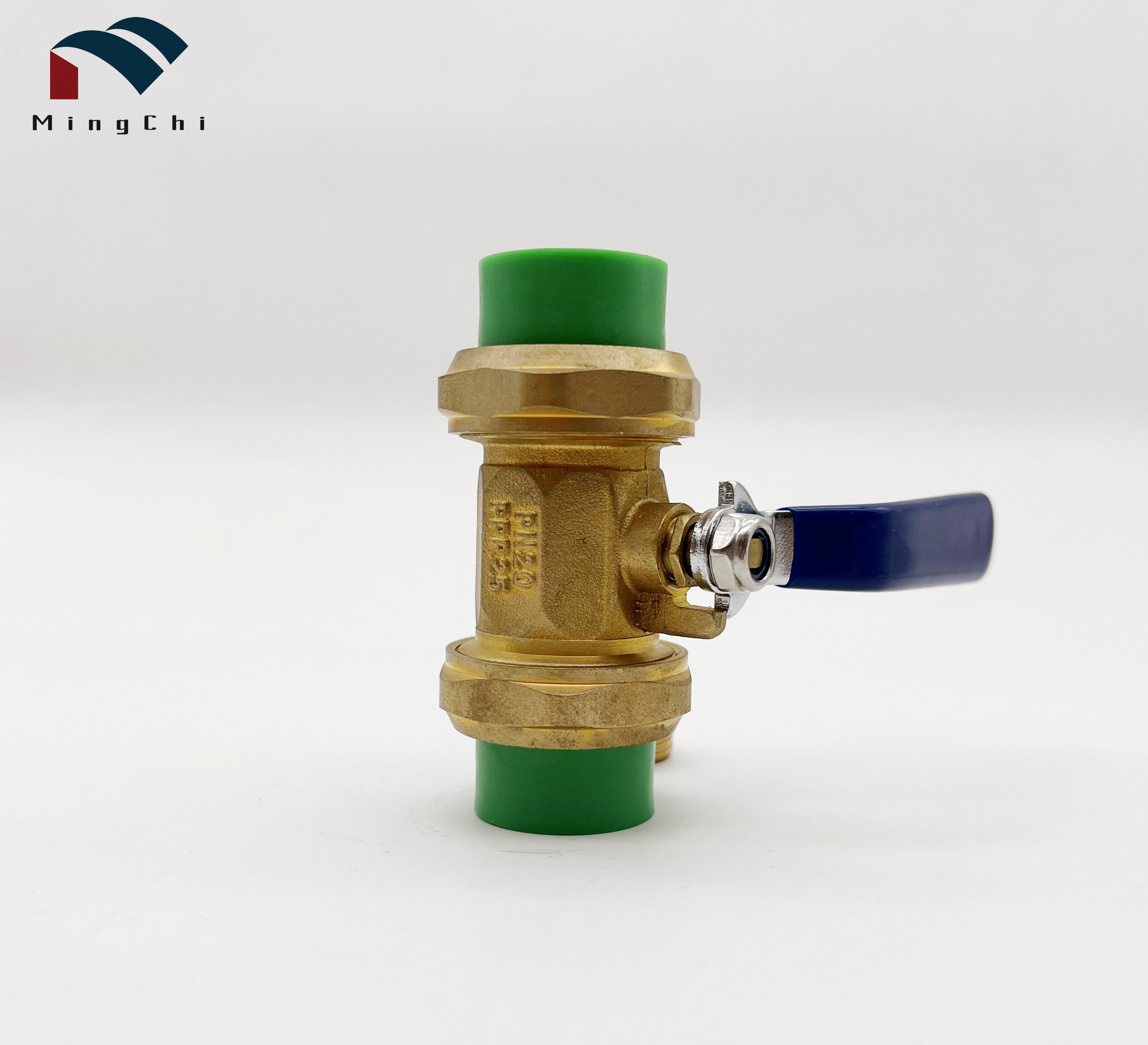 MC-PBV19-1 BRASS DOUBLE UNION BALL VALVE