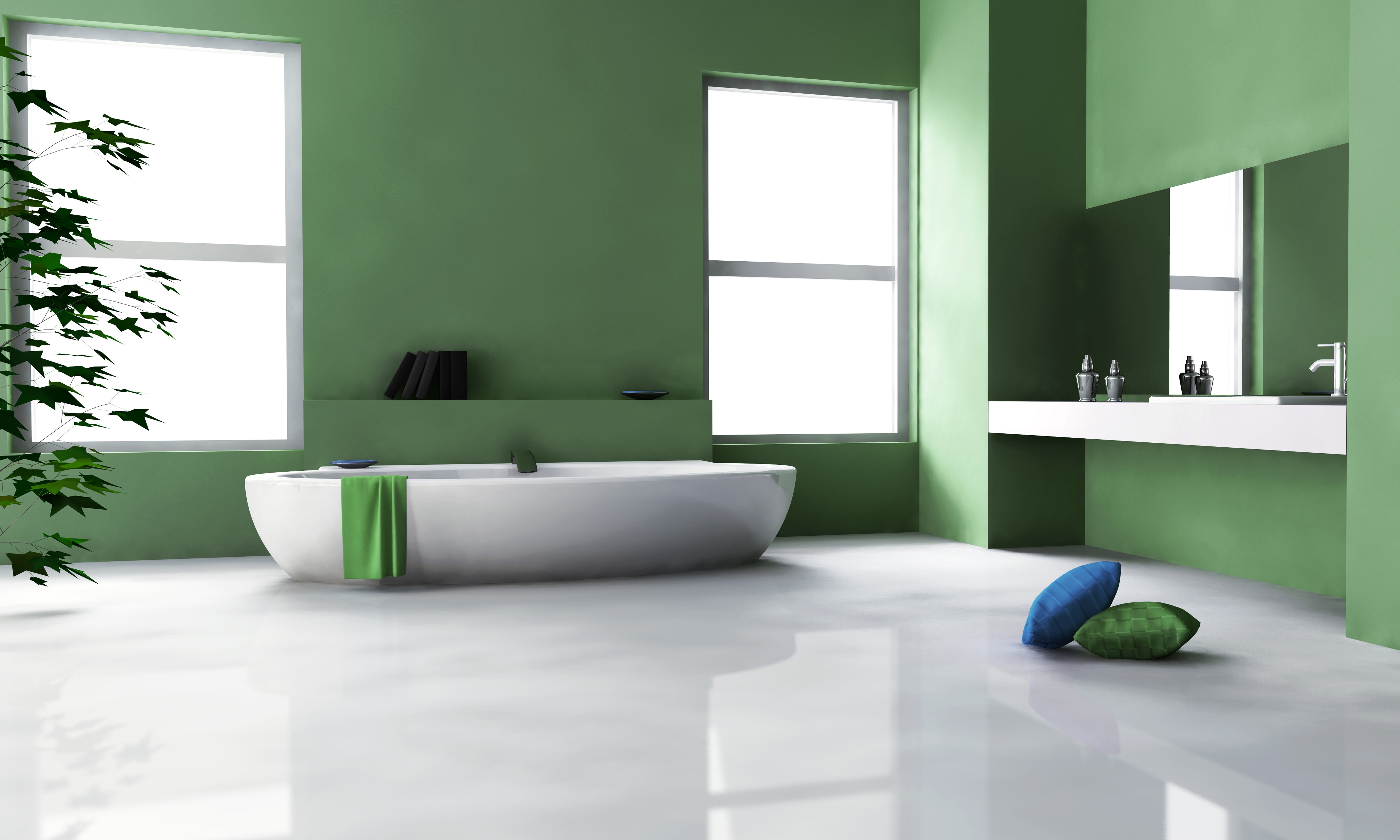 Modern bathroom idea with shower 2022