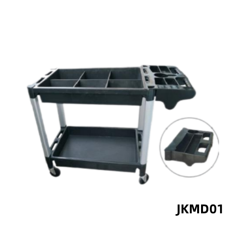 2-Shelf Reinforced Plastic Utility Cart