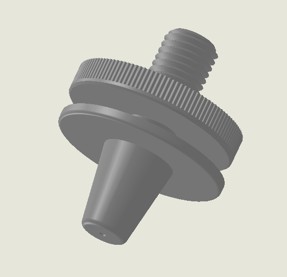 cone sampling point with flange