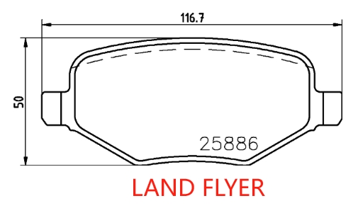 AS87549 Má phanh sau