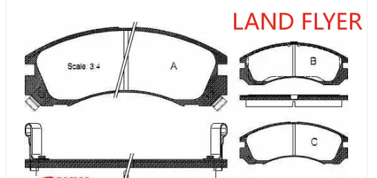 AS84806 Má phanh trước