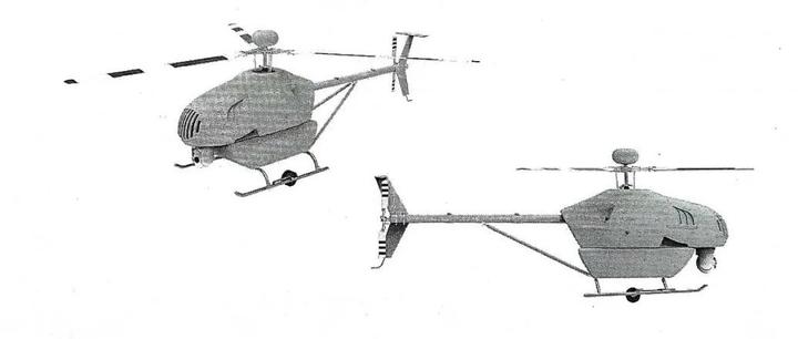 聚邦园区优秀产品展示——HY600无人直升机
