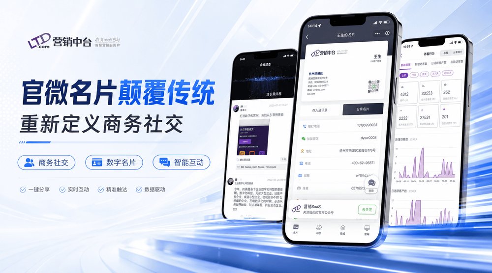 官微名片颠覆传统
