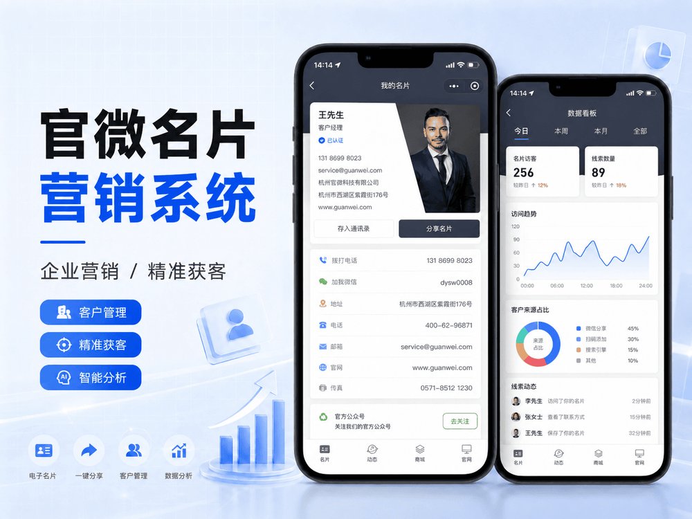 官微名片营销系统