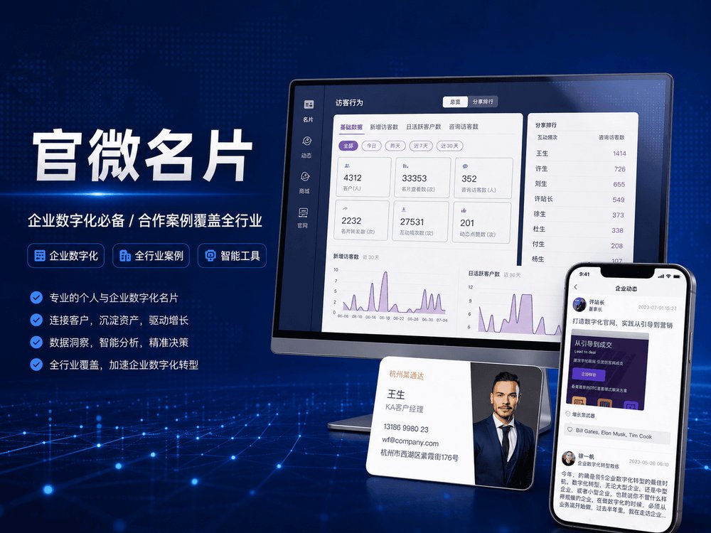 官微名片