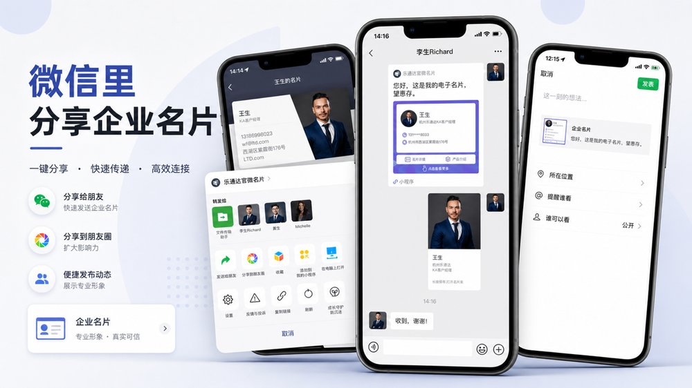 微信里分享企业名片