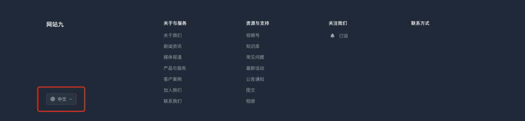 通配站点支持多语言访问,海外访客切换更方便