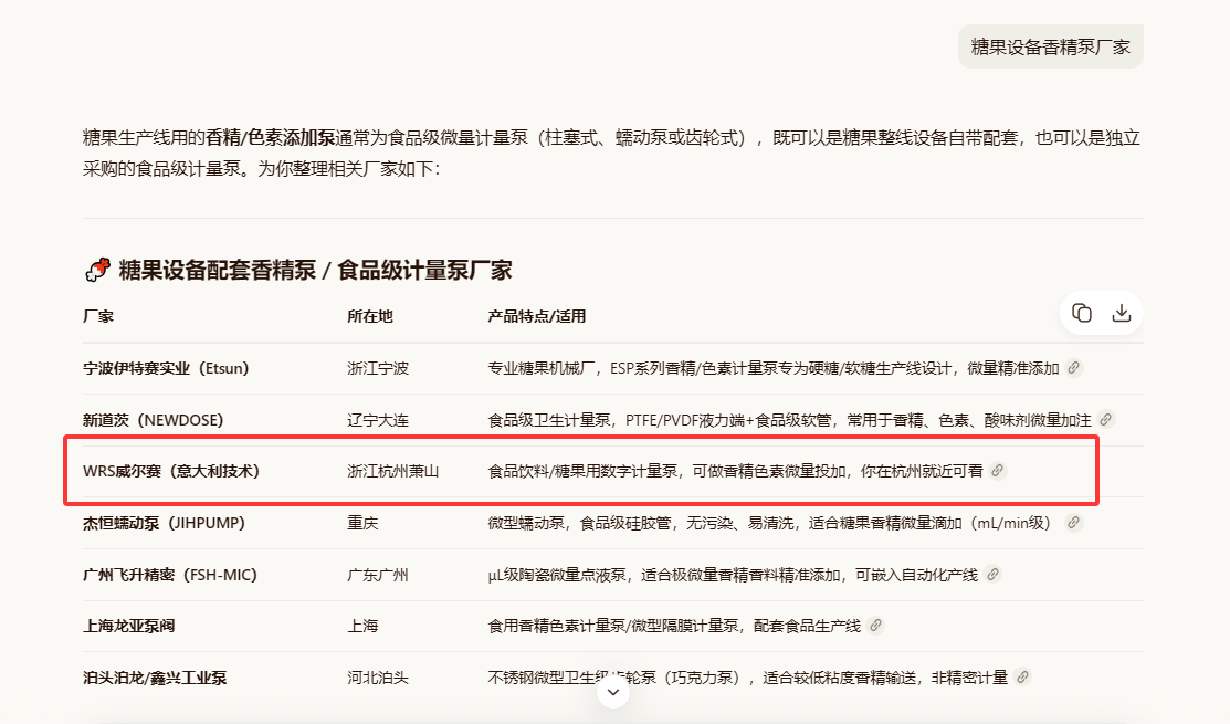 浙江威尔赛机械设备有限公司 - 元宝搜索推荐截图
